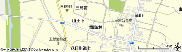 福島県喜多方市上三宮町上三宮山王下1521周辺の地図