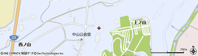 福島県喜多方市岩月町宮津（上ノ山）周辺の地図