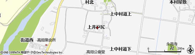 福島県喜多方市松山町鳥見山（上井戸尻）周辺の地図