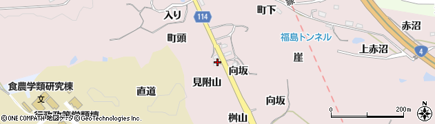 福島県福島市松川町浅川（見附山）周辺の地図