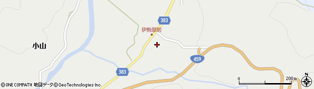 福島県耶麻郡西会津町奥川大字飯里里道周辺の地図