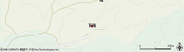 福島県川俣町（伊達郡）小島（下滝）周辺の地図