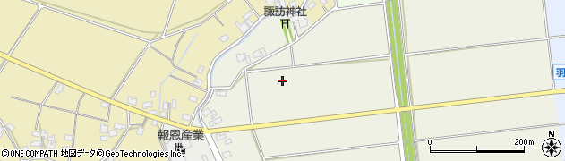 新潟県田上町（南蒲原郡）千苅新田周辺の地図