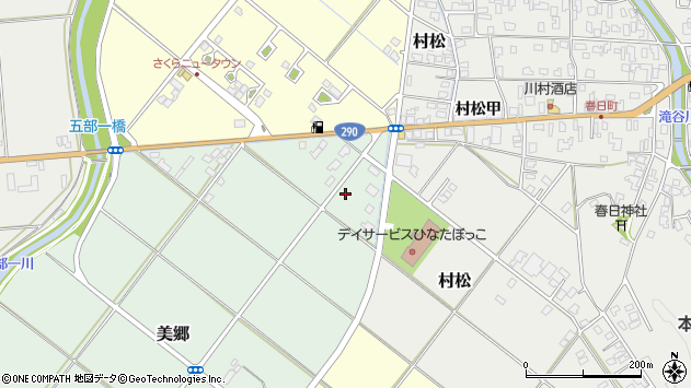 〒959-1759 新潟県五泉市美郷の地図