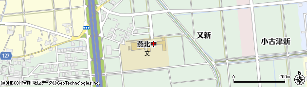 燕市立燕北中学校周辺の地図