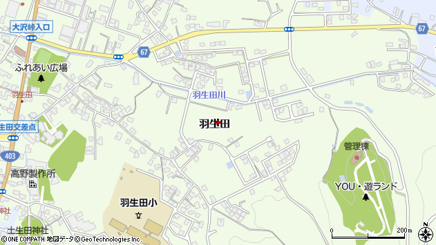 〒959-1512 新潟県南蒲原郡田上町羽生田の地図