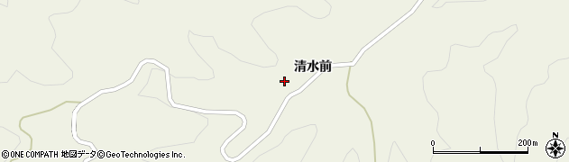 福島県伊達郡川俣町小島清水前周辺の地図