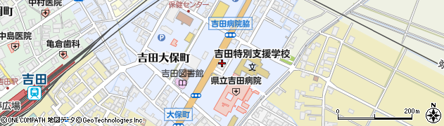 吉田センター燕タクシー周辺の地図