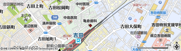 亀倉歯科医院周辺の地図