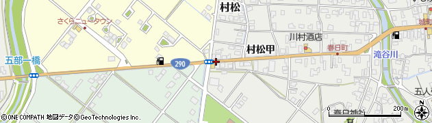 西村松周辺の地図