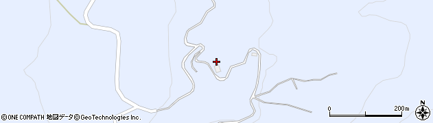 福島県福島市土湯温泉町（文治新田）周辺の地図