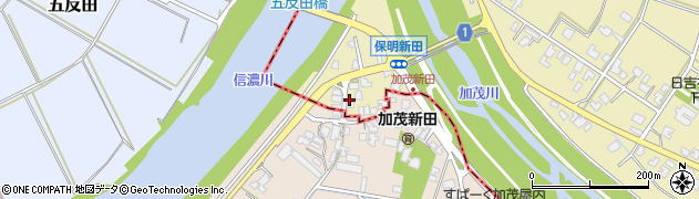 栗田ドライ　保明島営業所周辺の地図
