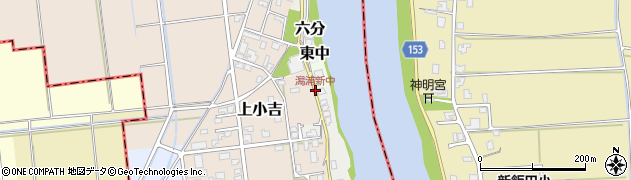 潟浦新中周辺の地図