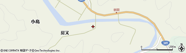 福島県川俣町（伊達郡）小島（北向）周辺の地図