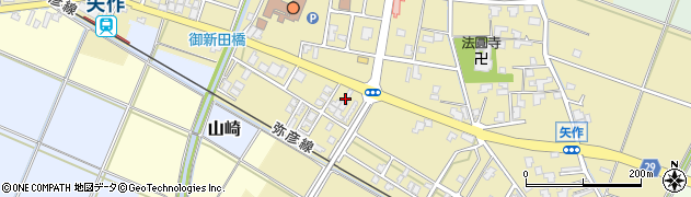 矢作農機具店周辺の地図