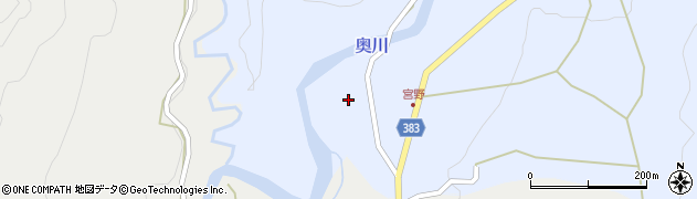 福島県西会津町（耶麻郡）奥川大字飯沢（家ノ下）周辺の地図
