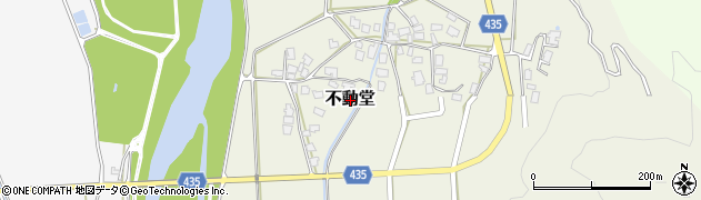 新潟県五泉市不動堂周辺の地図