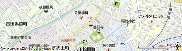 新潟県燕市吉田中町周辺の地図