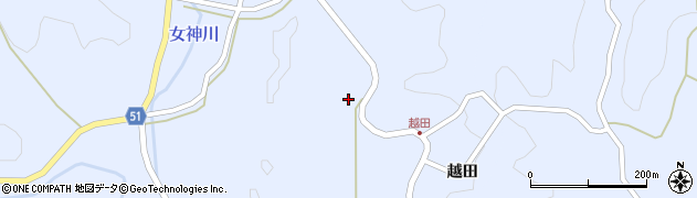 福島県川俣町（伊達郡）秋山（阿弥陀窪）周辺の地図