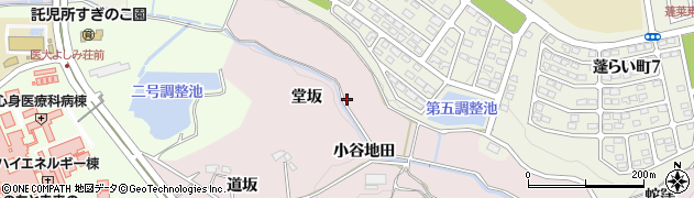 福島県福島市松川町浅川（堂坂）周辺の地図
