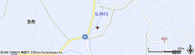 福島県川俣町（伊達郡）秋山（表屋敷）周辺の地図