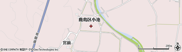 福島県南相馬市鹿島区小池周辺の地図