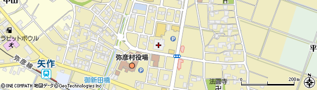 ダイソーＨＩＲＡＳＥＩ遊ＴＳＵＴＡＹＡ弥彦店周辺の地図