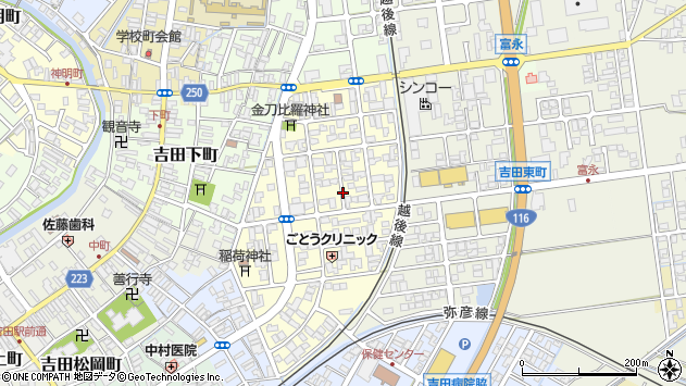 〒959-0241 新潟県燕市吉田神田町の地図