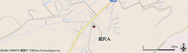 福島県福島市小田遅沢23周辺の地図