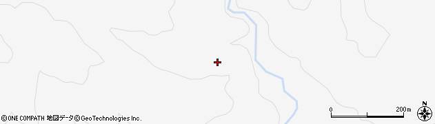 福島県西会津町（耶麻郡）奥川大字高陽根（岩谷）周辺の地図