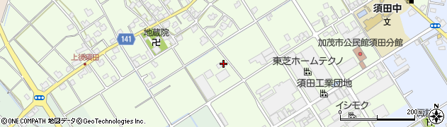 新潟県加茂市後須田149周辺の地図