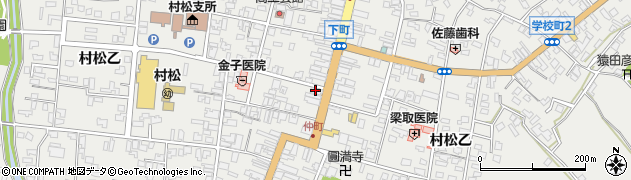 加茂信用金庫村松支店周辺の地図
