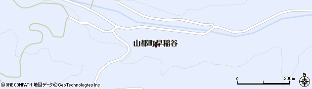 福島県喜多方市山都町早稲谷周辺の地図