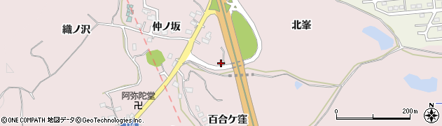福島県福島市松川町浅川道下周辺の地図