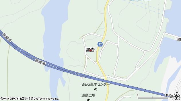 〒959-4623 新潟県東蒲原郡阿賀町黒岩の地図