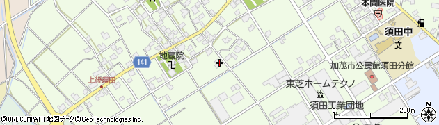 新潟県加茂市後須田152周辺の地図