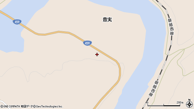 〒959-4304 新潟県東蒲原郡阿賀町豊実の地図