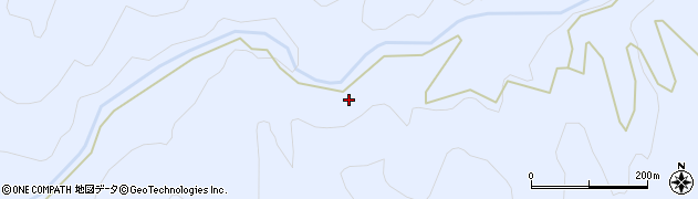 福島県西会津町（耶麻郡）奥川大字飯沢（白牧）周辺の地図