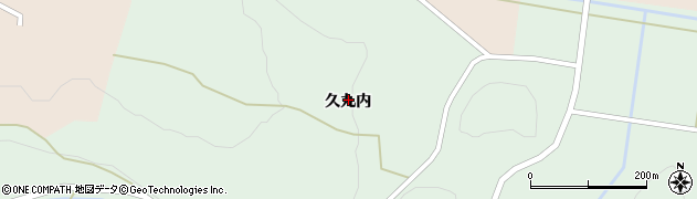 福島県相馬郡飯舘村伊丹沢久丸内周辺の地図