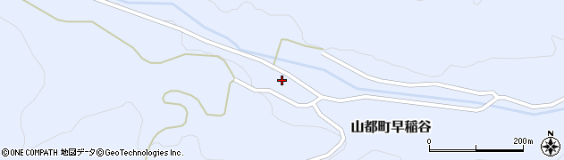 福島県喜多方市山都町早稲谷817周辺の地図