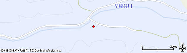 福島県喜多方市山都町早稲谷（宮畑）周辺の地図