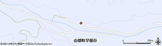 福島県喜多方市山都町早稲谷（千佛屋敷）周辺の地図