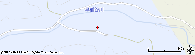 福島県喜多方市山都町早稲谷東原道下周辺の地図