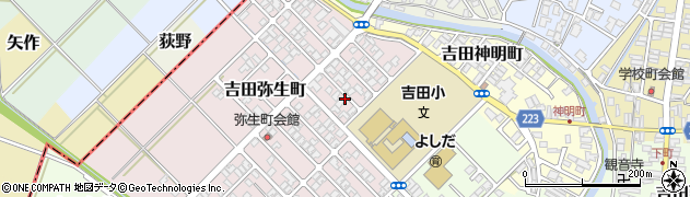 新潟県燕市吉田弥生町周辺の地図
