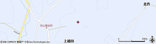 福島県川俣町（伊達郡）秋山（亦四郎山）周辺の地図