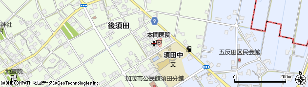 中澤はり灸院周辺の地図