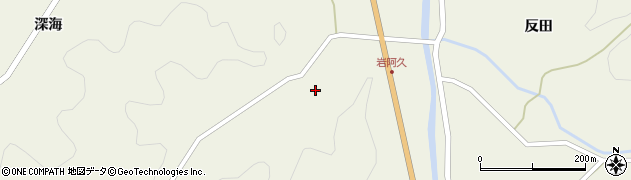 福島県川俣町（伊達郡）小島（岩井沢）周辺の地図