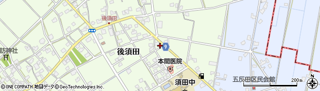新潟県加茂市後須田759周辺の地図