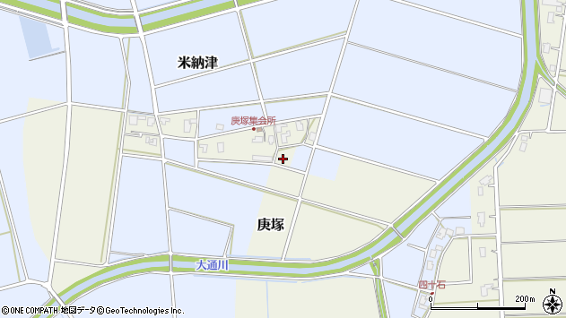 〒959-0207 新潟県燕市庚塚の地図
