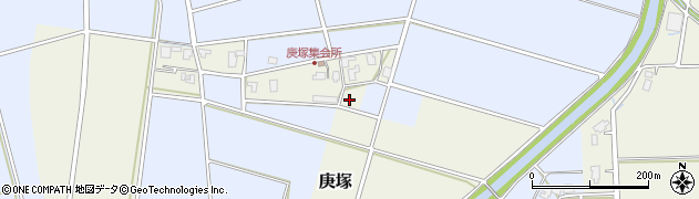 新潟県燕市庚塚周辺の地図